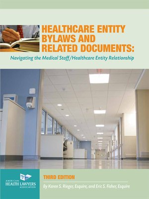 cover image of AHLA Healthcare Entity Bylaws and Related Documents (AHLA Members)